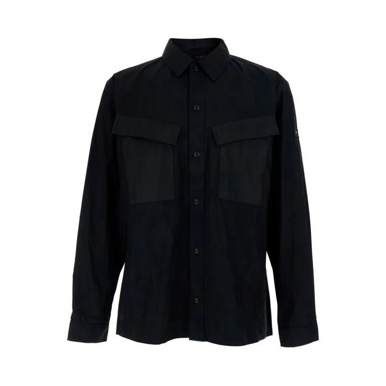 TATRAS doris Black Jacket With Front Closure And Two Flap Pockets In Fabric For Men