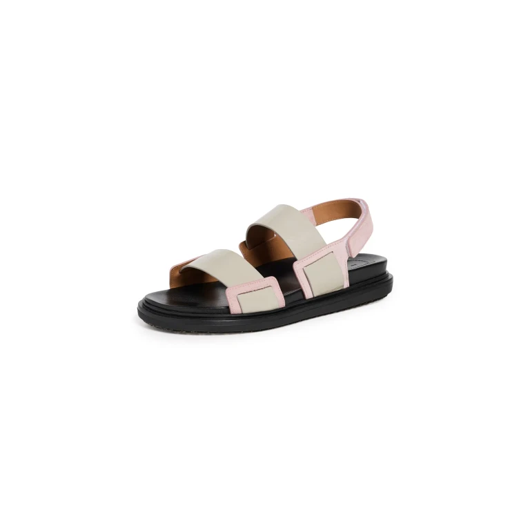 Sapatos Marni Fussbett Giz/Rosa 38