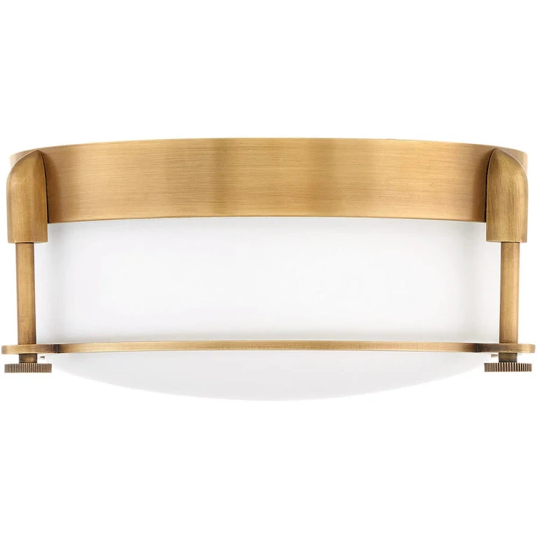 Heritage Brass LED Flush Mount from the Colbin Collection