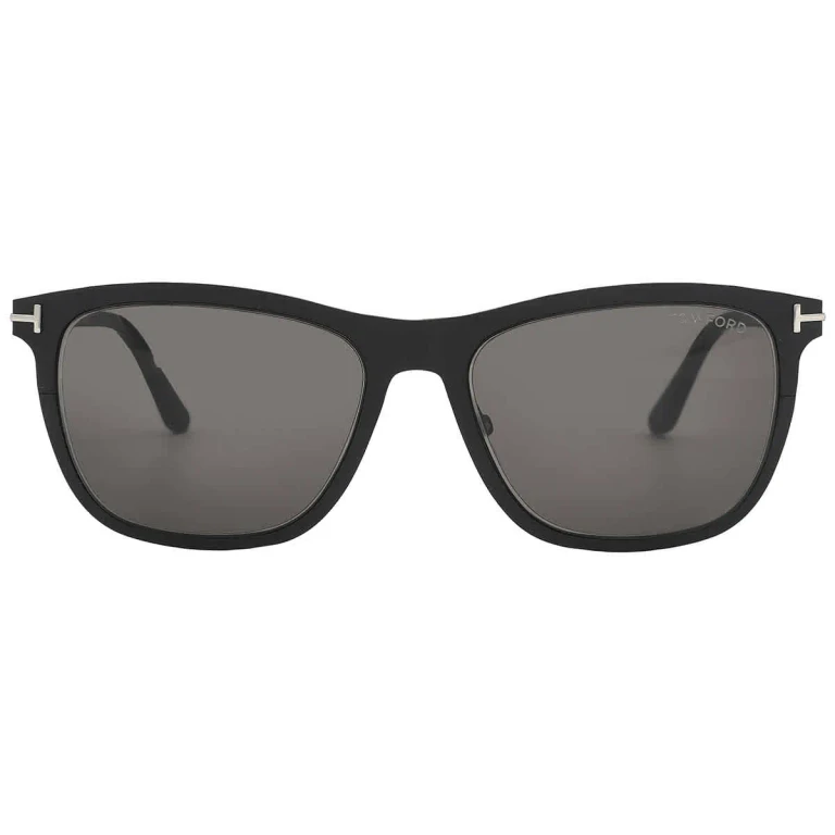 Tom Ford Alasdhair Smoke Square Mens Sunglasses FT0526 02A 55