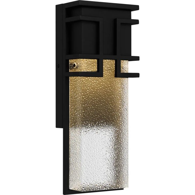 Earth Black LED Outdoor Wall Mount from the Daymon Collection