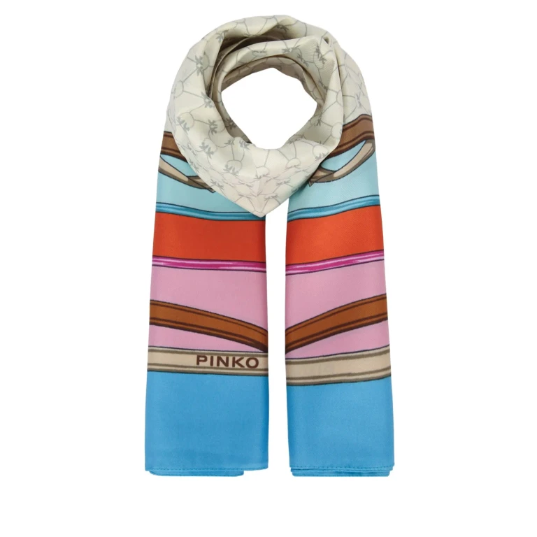 Pinko Limbo Foulard Twill Stampa Ds3 Sciarpe E - Women