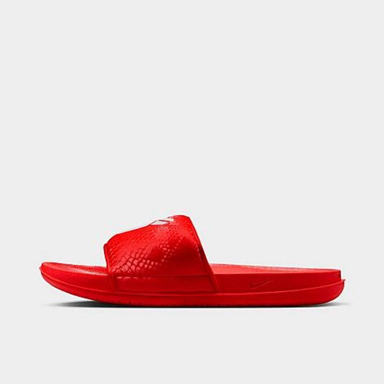 Nike Men's Kobe Offcourt Slide Sandals in University Red/White Size: 6.0