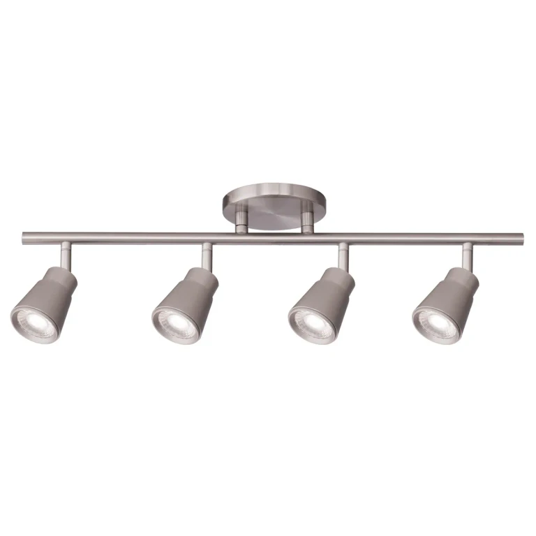 Brushed Nickel LED Fixed Rail from the Solo Collection