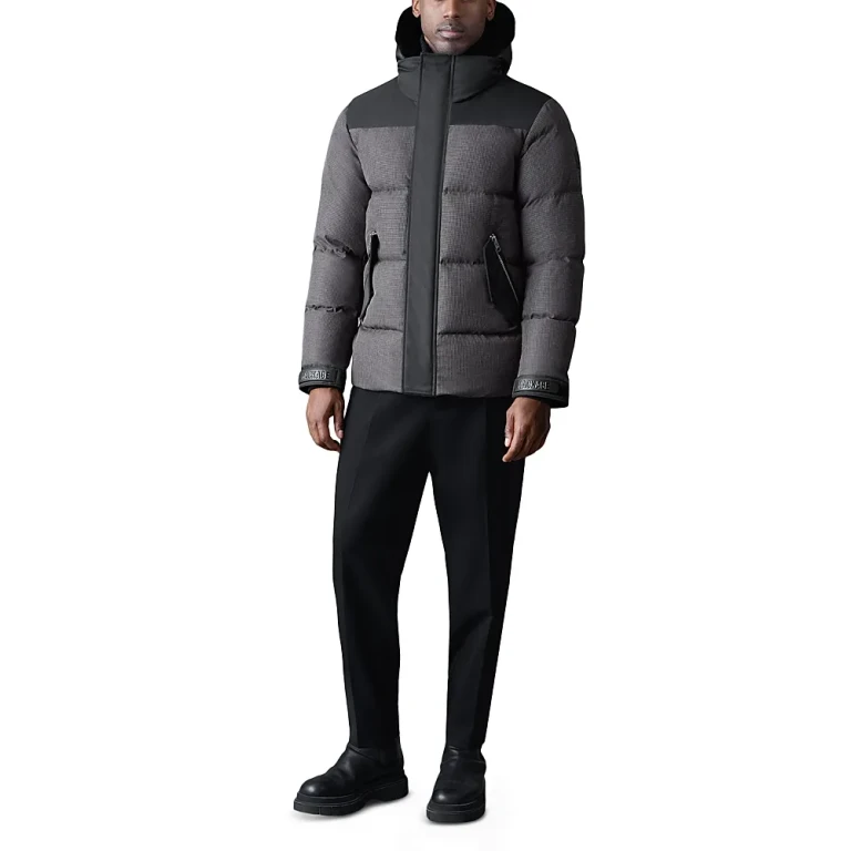 Mackage Riley-Mht Removable Shearling Lined Bib Quilted Down Jacket