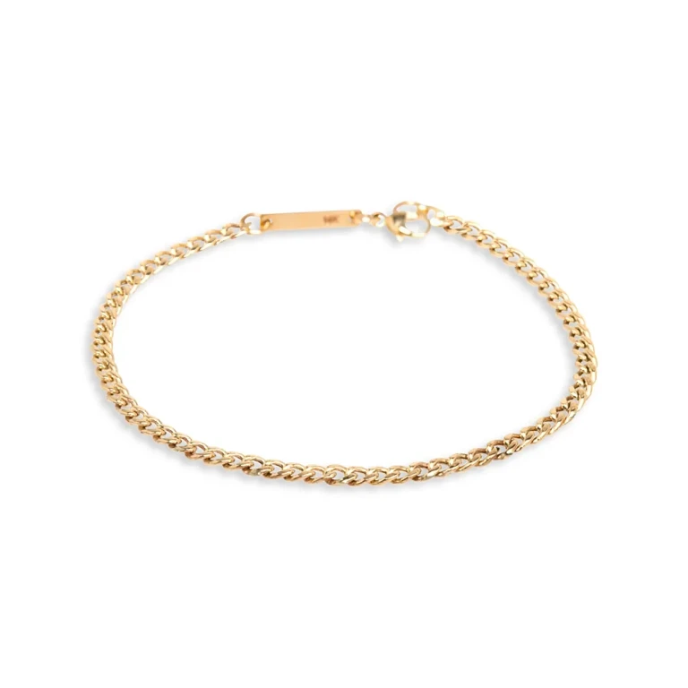 Zoe Chicco 14K Yellow Gold Curb Link Bracelet