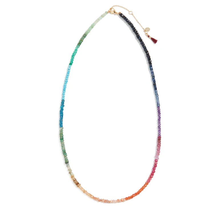 SHASHI Aisha Necklace Rainbow One Size