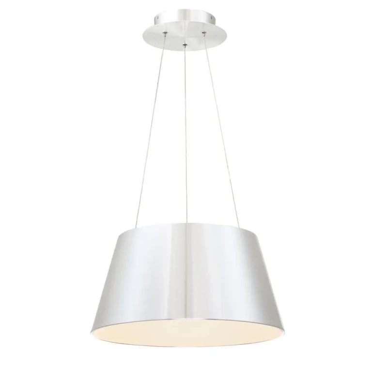 WAC Lighting Vida 1-Light LED Pendant in Brushed Aluminum - PD-72724-AL