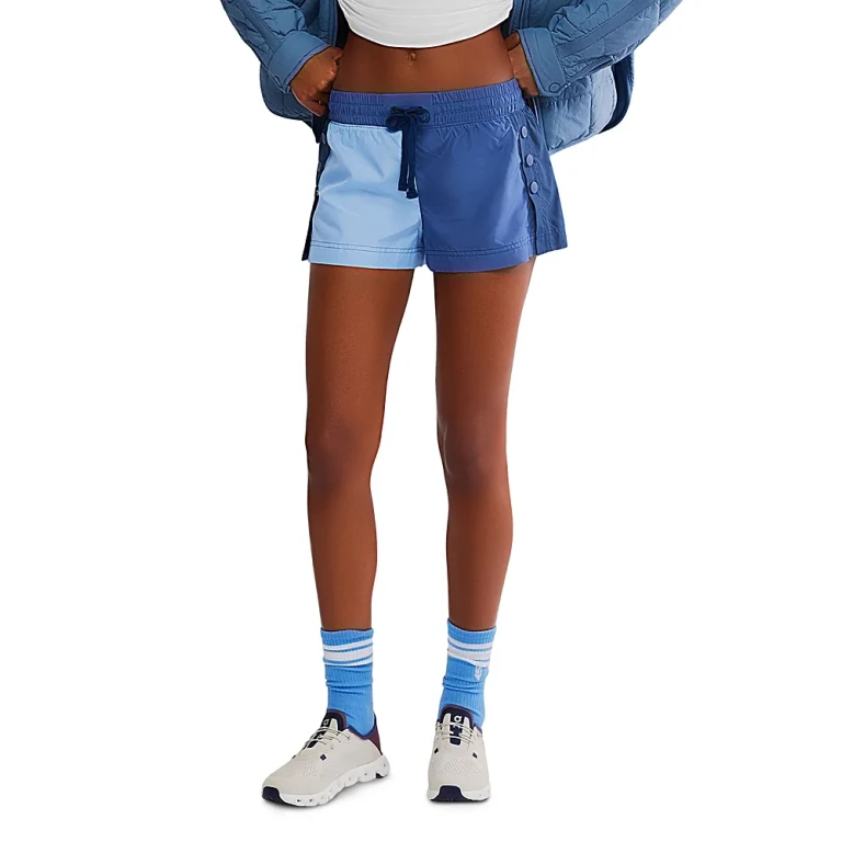 Free People Invigorate Colorblocked Shorts