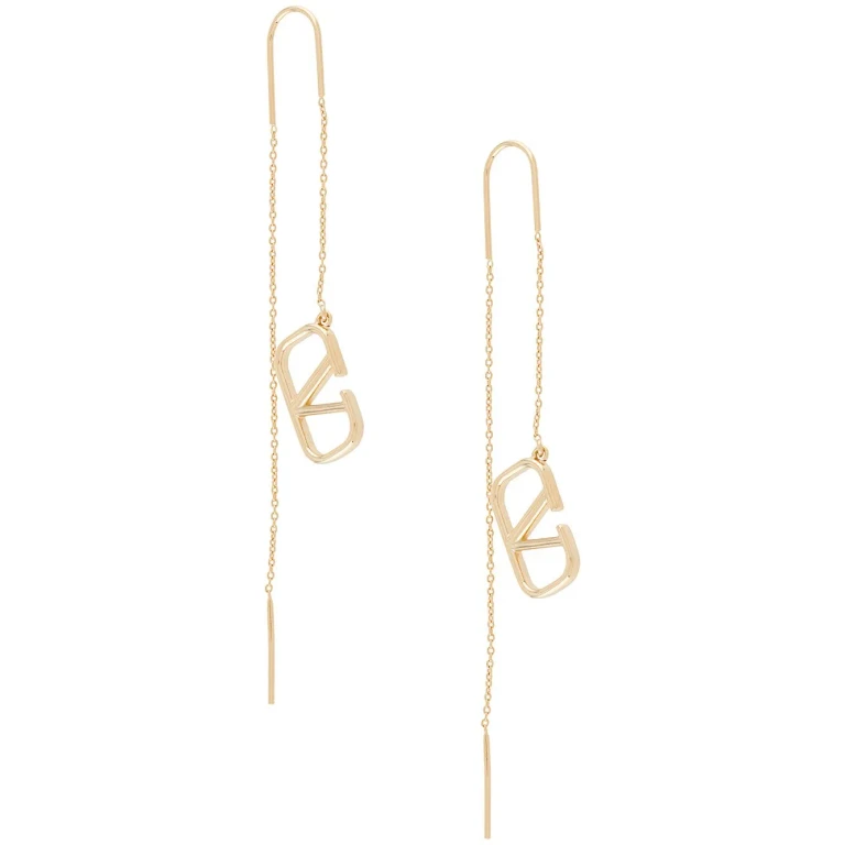 Valentino Garavani Vlogo Pendant Earrings