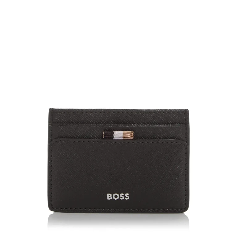 Boss Zair Leather Card Case