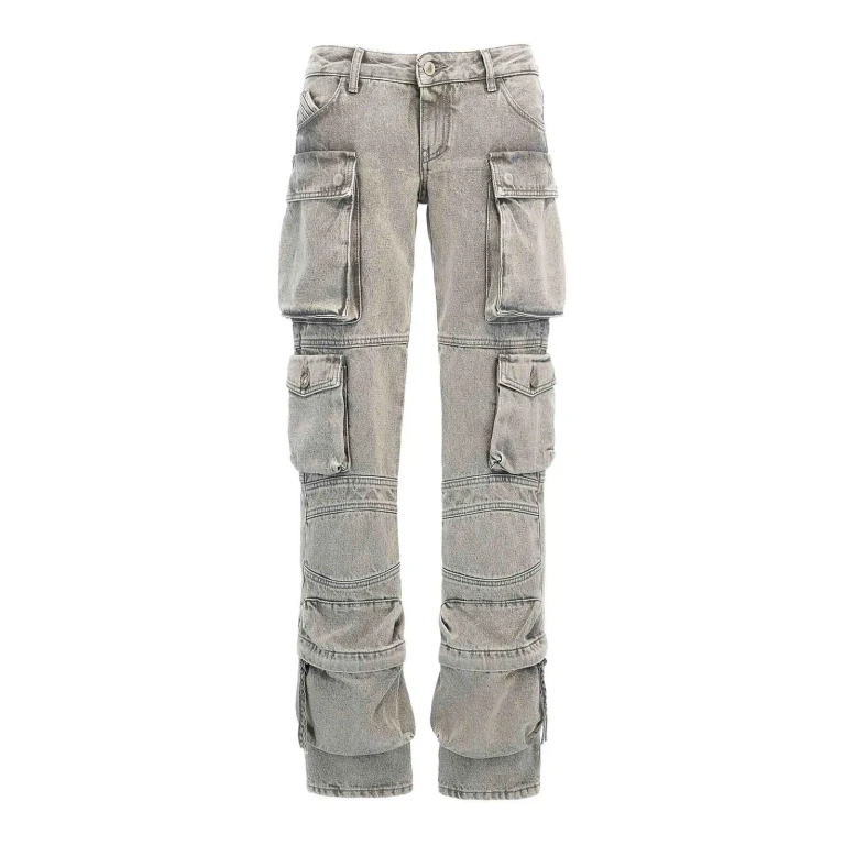 The Attico Bootcut Jeans - Noir