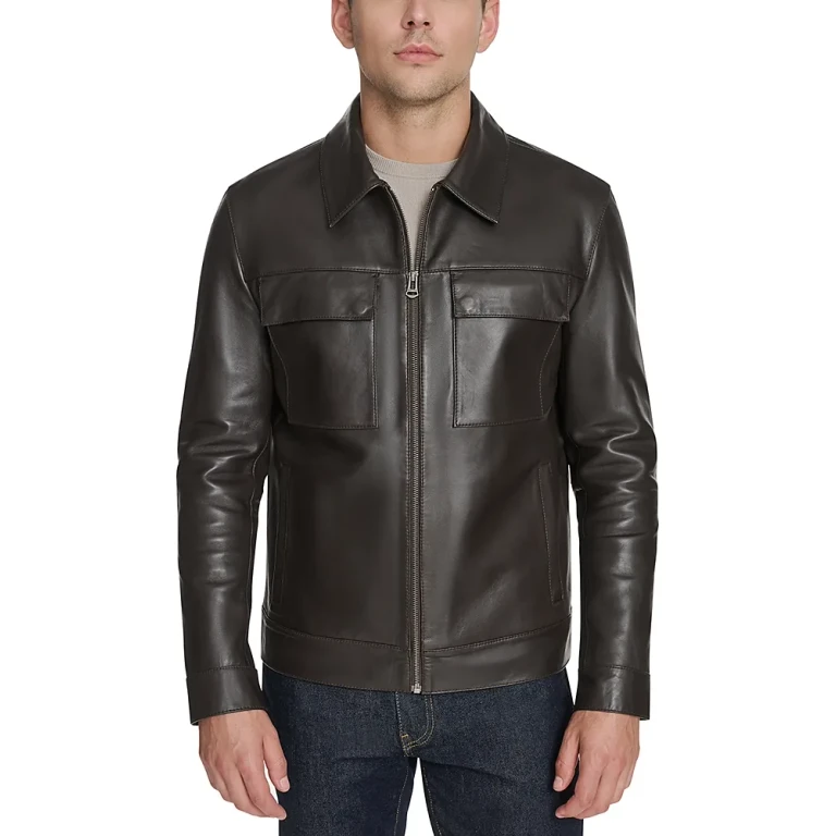 Cole Haan Zip Front Jacket