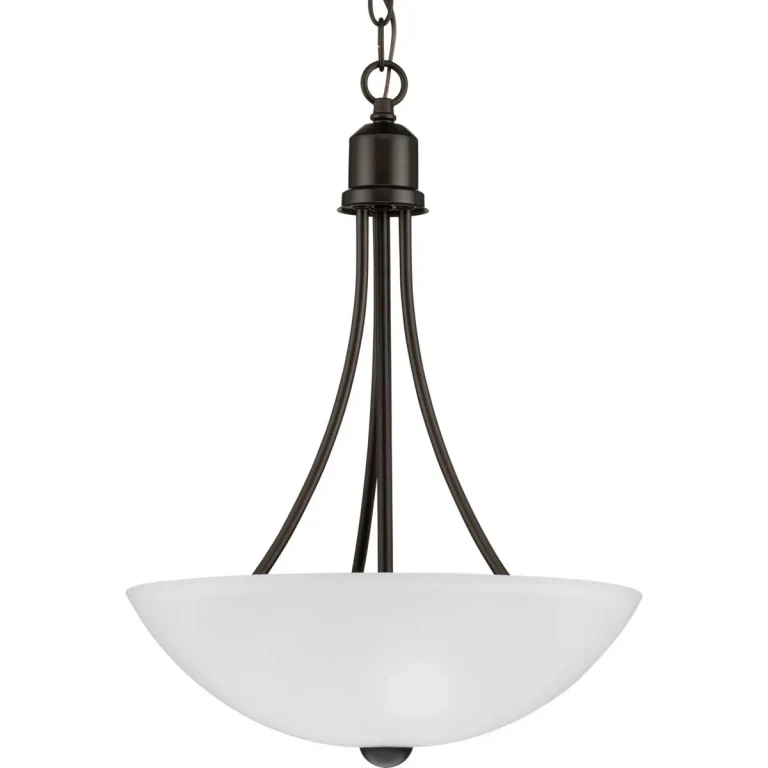 Antique Bronze Two Light Foyer Pendant from the Gather Collection