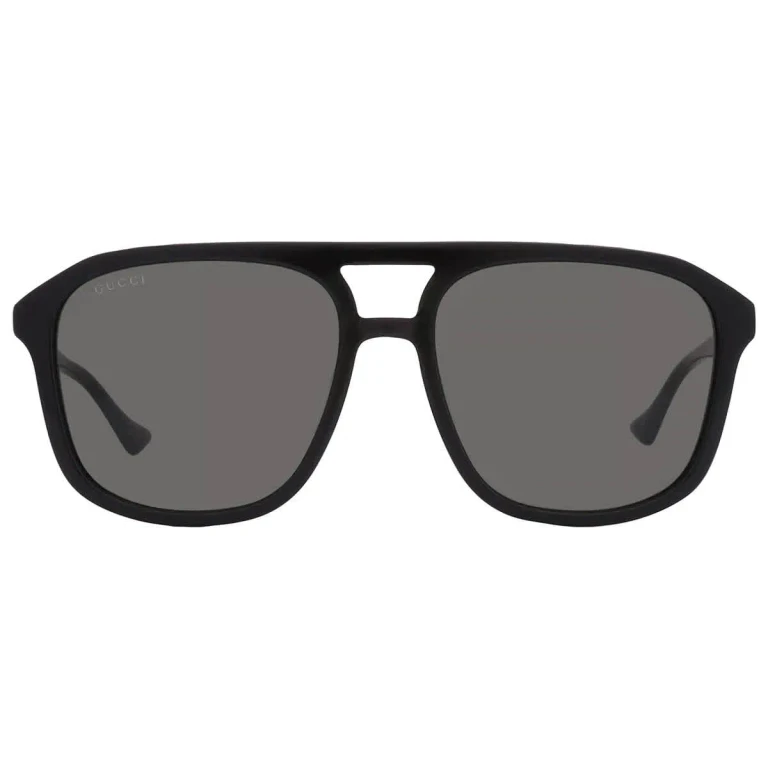 Gucci Grey Navigator Mens Sunglasses GG1494S 001 57
