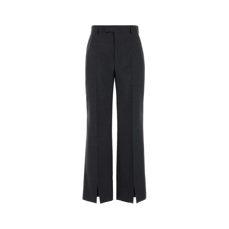 Gucci Graphite Wool Pant Mediumgrey Exterior: Pantaloni - Women
