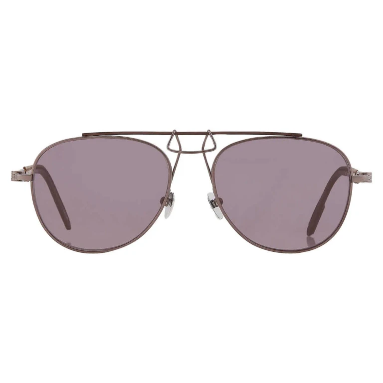 Calvin Klein Titanium Grey Pilot Mens Sunglasses CKNYC1811S 008 54
