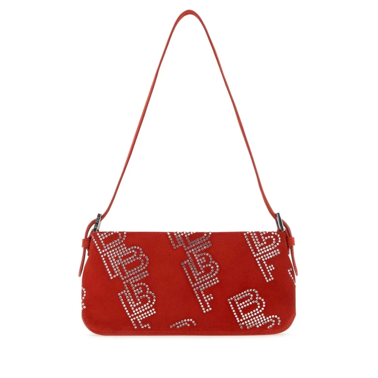 Embellished Suede Dulce Shoulder Bag
