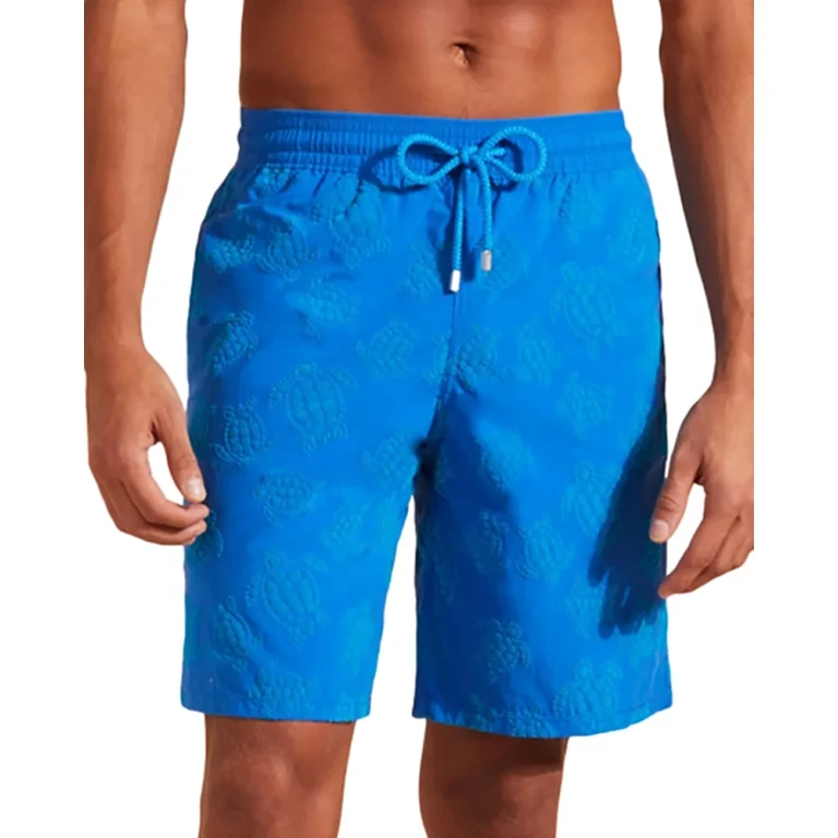 Vilebrequin Okoa Flock Vendome Turtles Print 7 Swim Trunks