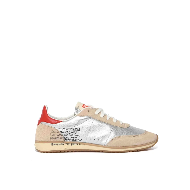 Running Skin Sneaker - Rot
