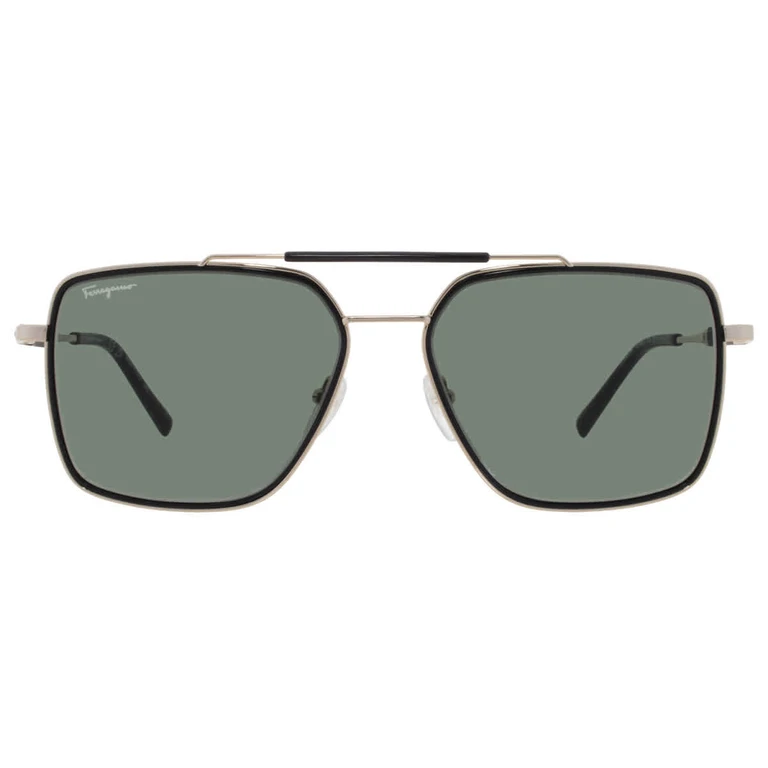 Ferragamo Green Navigator Mens Sunglasses SF298S 703 59