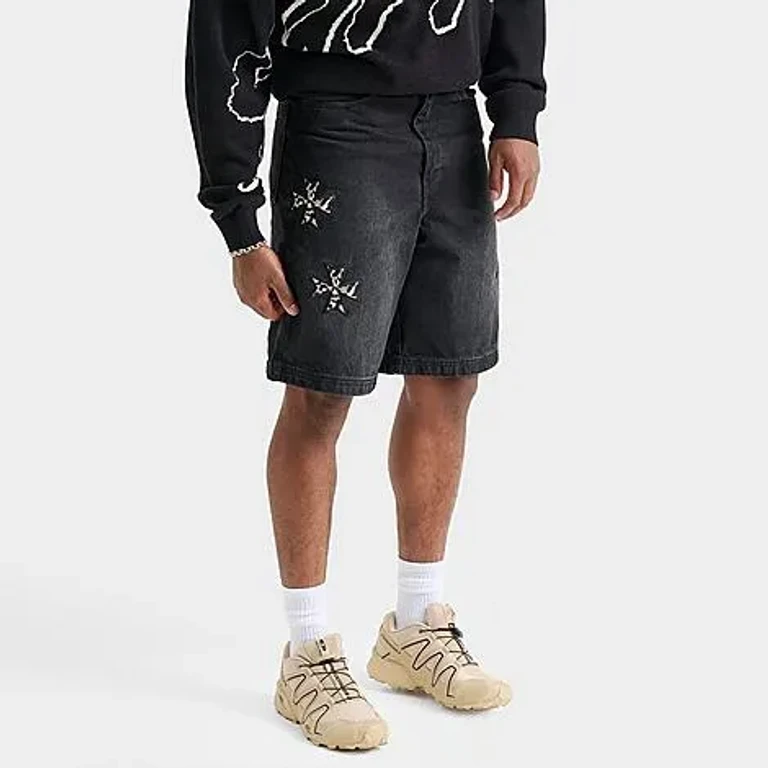 Men's Slater Denim Shorts in Washed Black Size: 30