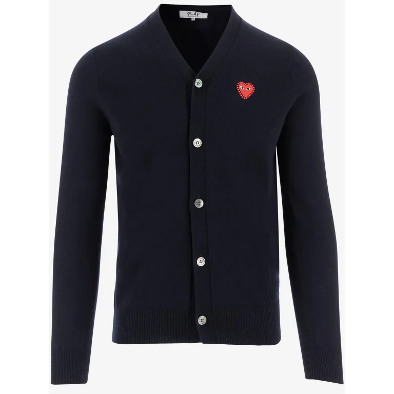 Comme des Garçons Play Wolf Cardigan With Logo