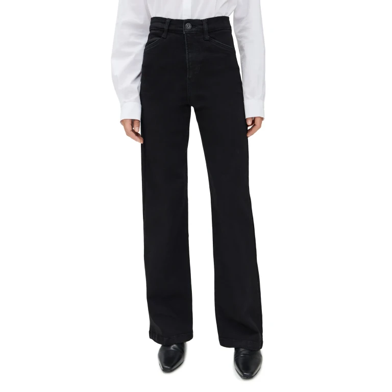 Favorite Daughter The Mischa Super High Rise Wide Leg Jeans Tupelo 30