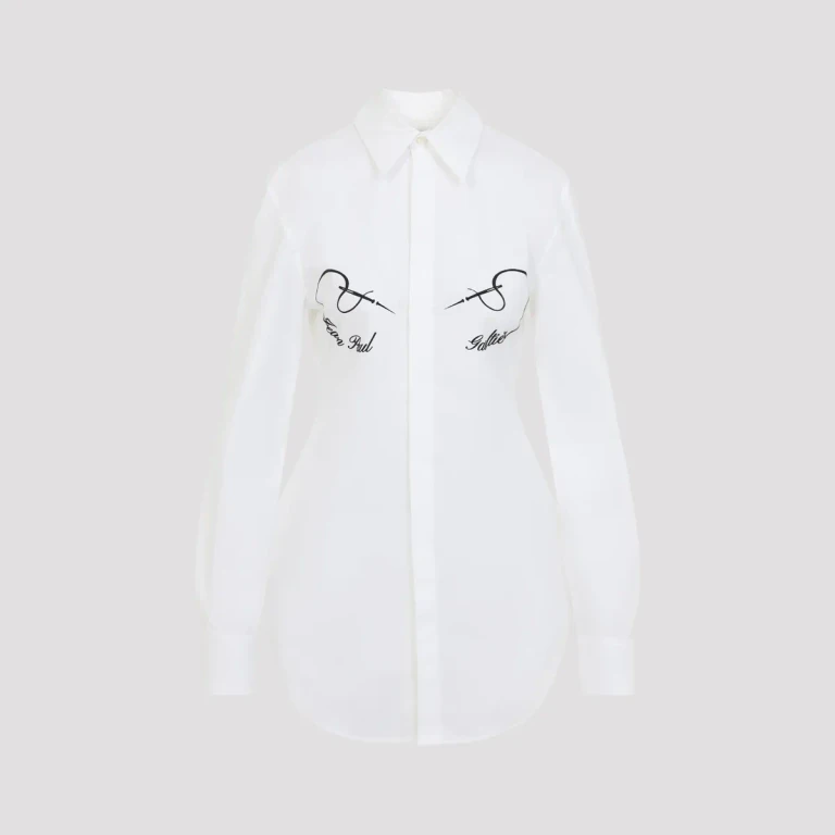 JEAN PAUL GAULTIER - Jean Paul Gaultier Needless Flock Shirt
