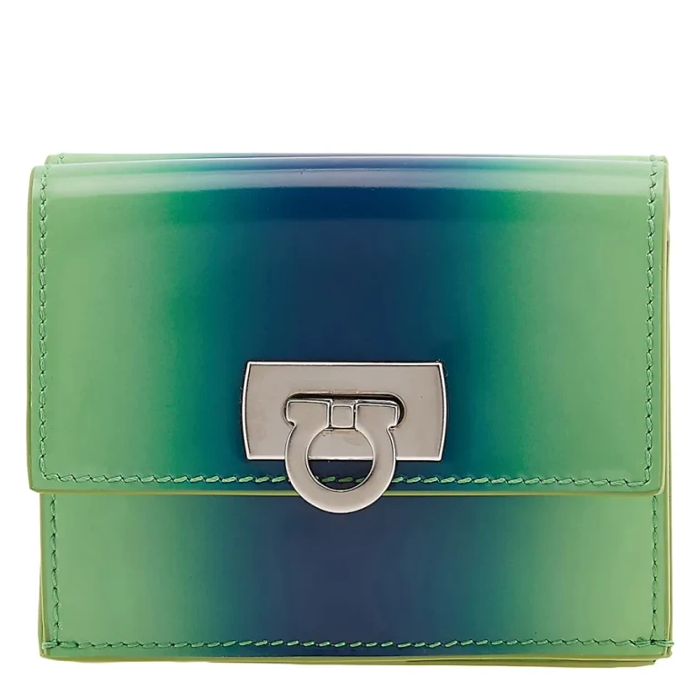 Ferragamo Gancini Clasp Wanda Compact Wallet