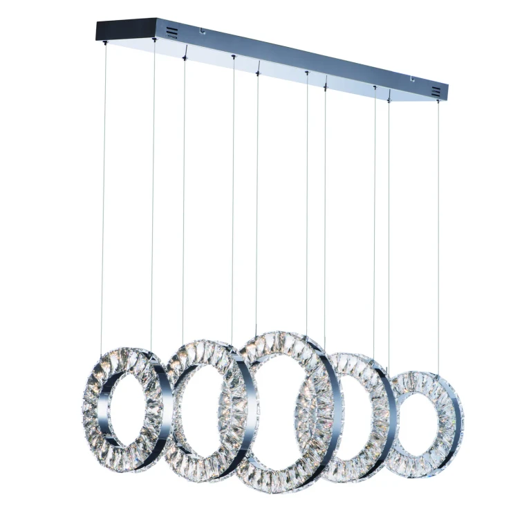 Polished Chrome LED Pendant from the Charm Collection