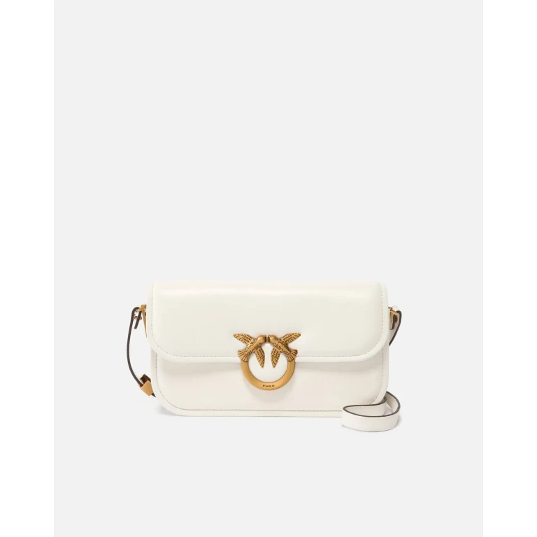 Pinko - Petit sac à bandoulière Love Bag Box en cuir nappa