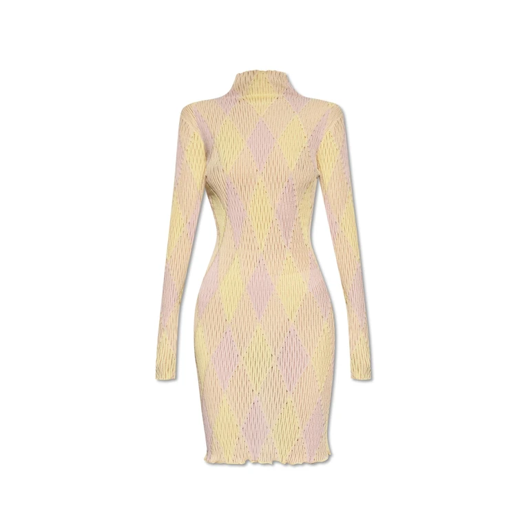 Burberry Dress With Standing Collar