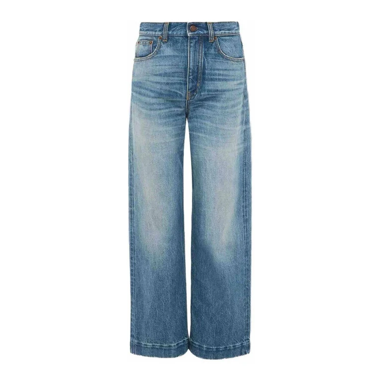 Shorts jeans de cintura alta Chloe