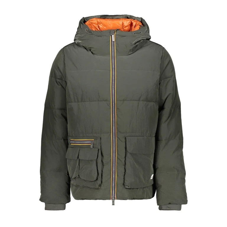 Piumino con cappuccio K-Way