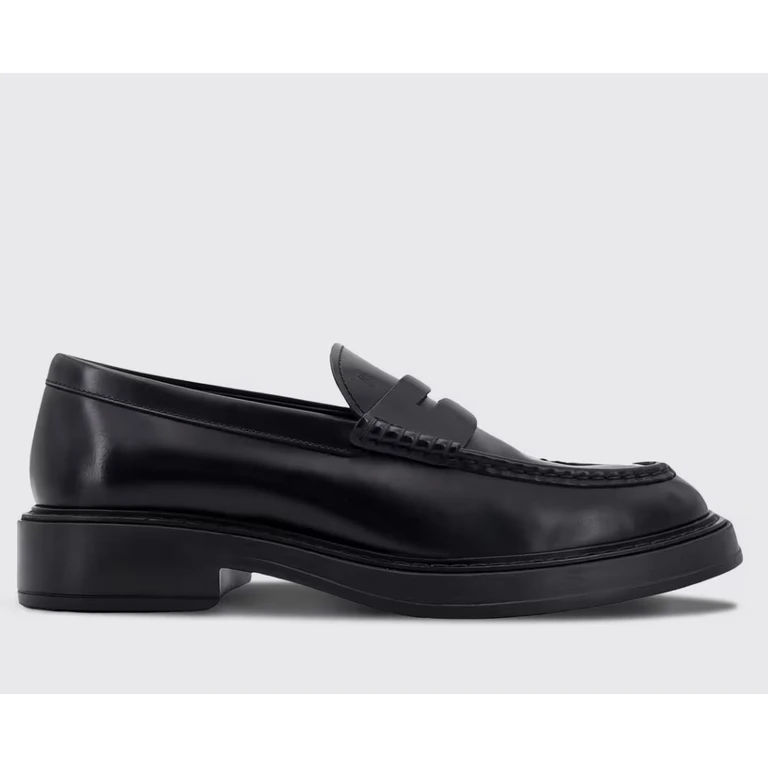 Tod's Mocassino Extralight 61k Black Calf Leather Shoe - Men