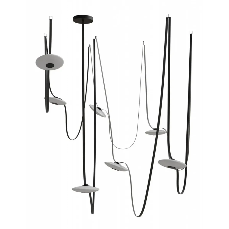 Black LED Chandelier from the Fremont Collection