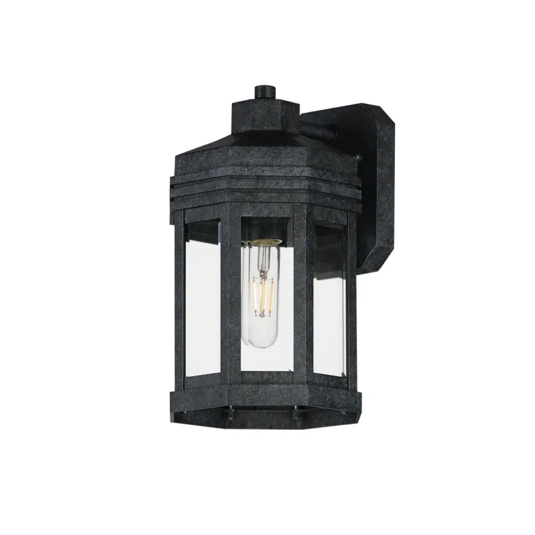 Black Patina Outdoor Wall Lantern from the Wright Collection