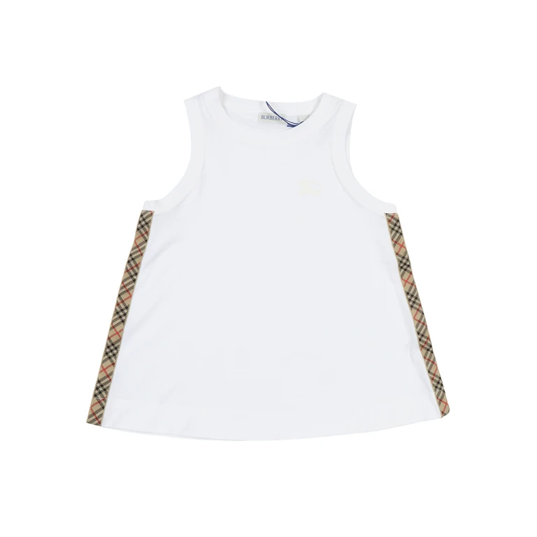 Burberry KID GIRL T-SHIRTS White Cotton Short Sleeves T-shirt