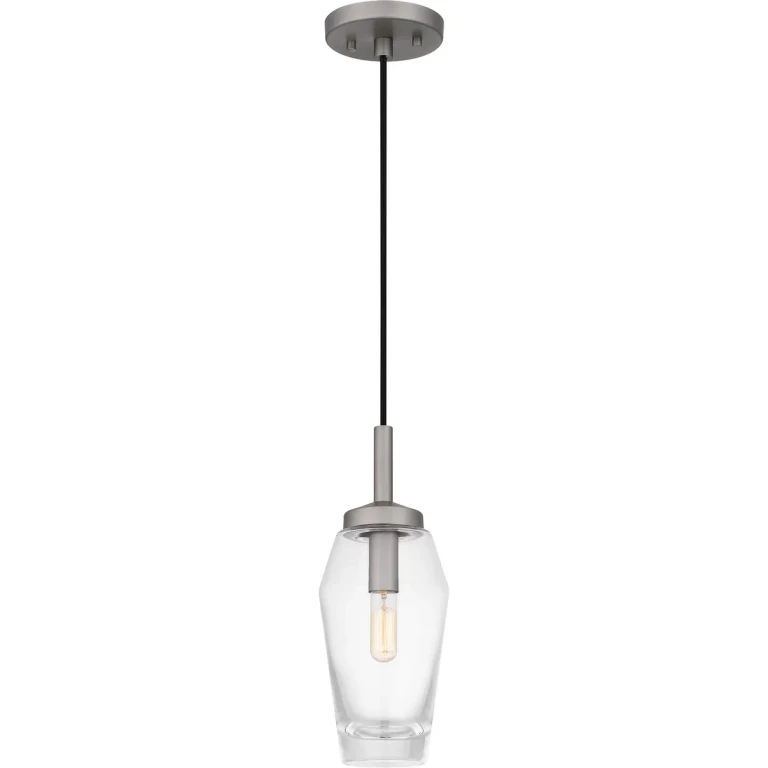 Quoizel Piccolo Pendant 1-Light Mini Pendant in Antique Nickel