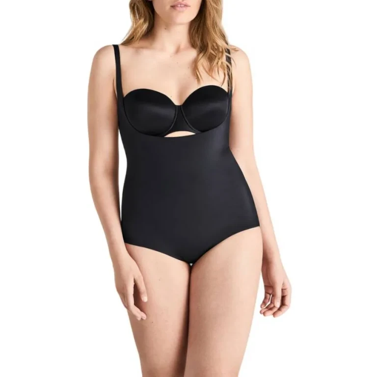 Wolford Ladies Black Mat De Luxe Forming Bodysuit