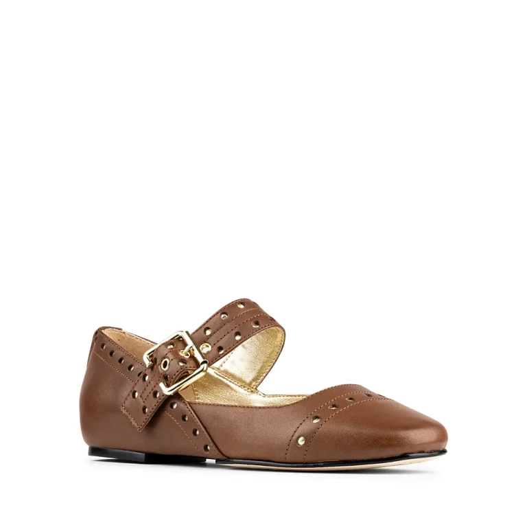 Donald Pliner Women's Liane Buckle Mary Jane Flats