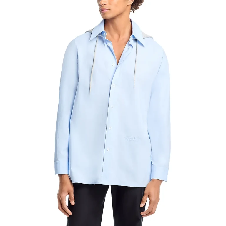 MM6 Maison Margiela Regular Fit Hooded Shirt