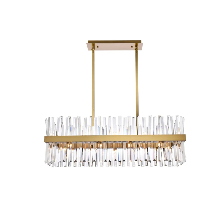 Satin Gold 20 Light Chandelier from the Serephina Collection