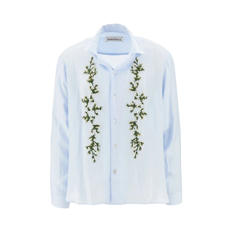 BAZISZT 'Tinees' embroidered shirt Man M