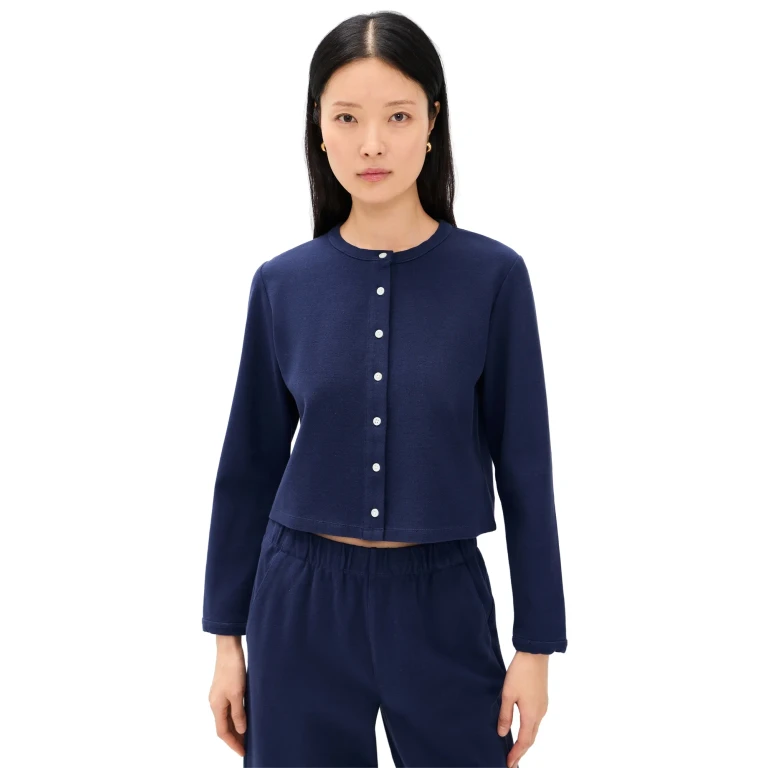 Alex Mill Coco Sport Cardigan Heather Grey L