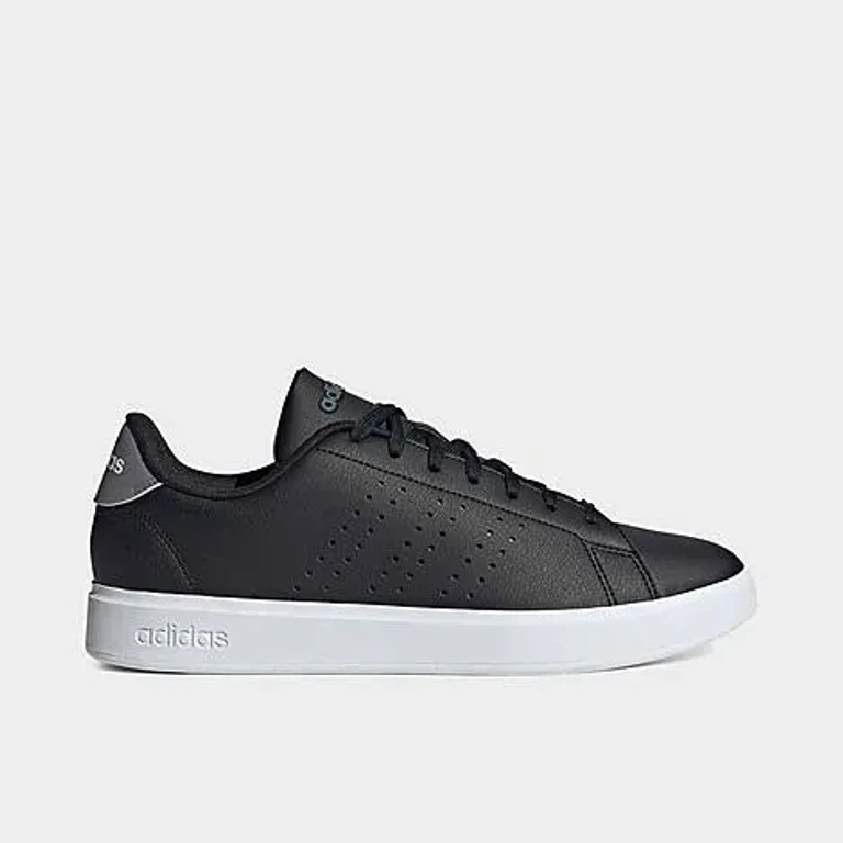 adidas Men's Advantage 2.0 Casual Shoes in Core Black/Core Black/Grey Size: 7.5