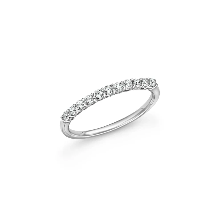 Diamond Band in 14K White Gold, .33 tcw