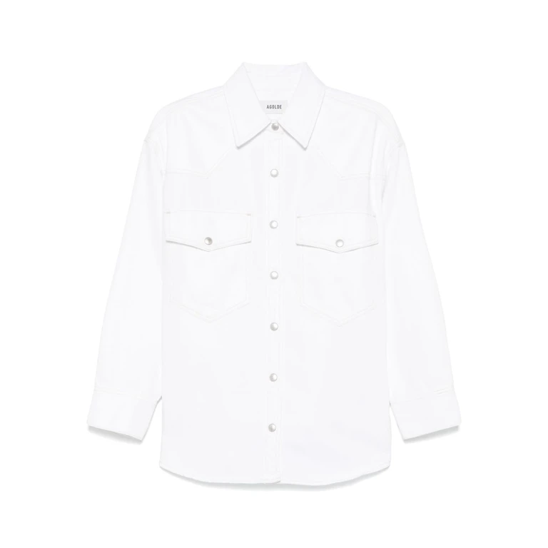 AGOLDE Shirts White - Women