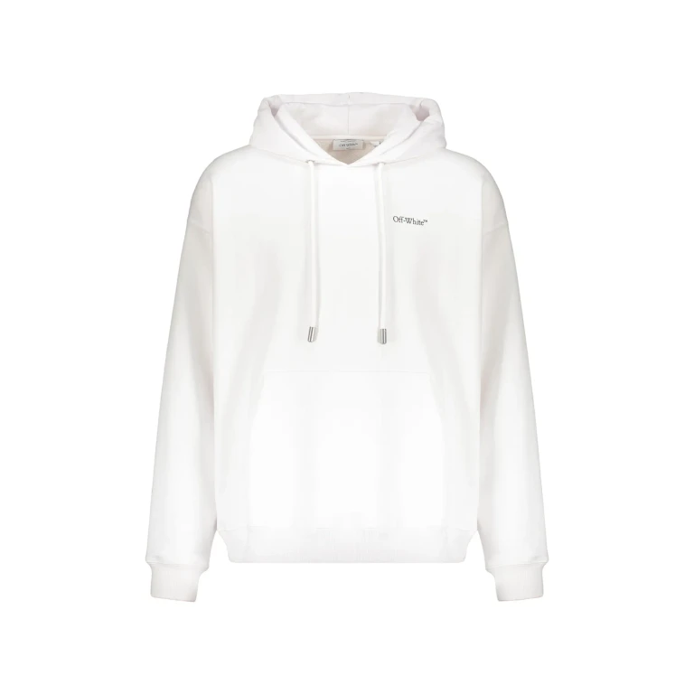 Off-White Sweatshirt White With Hood And Pocket